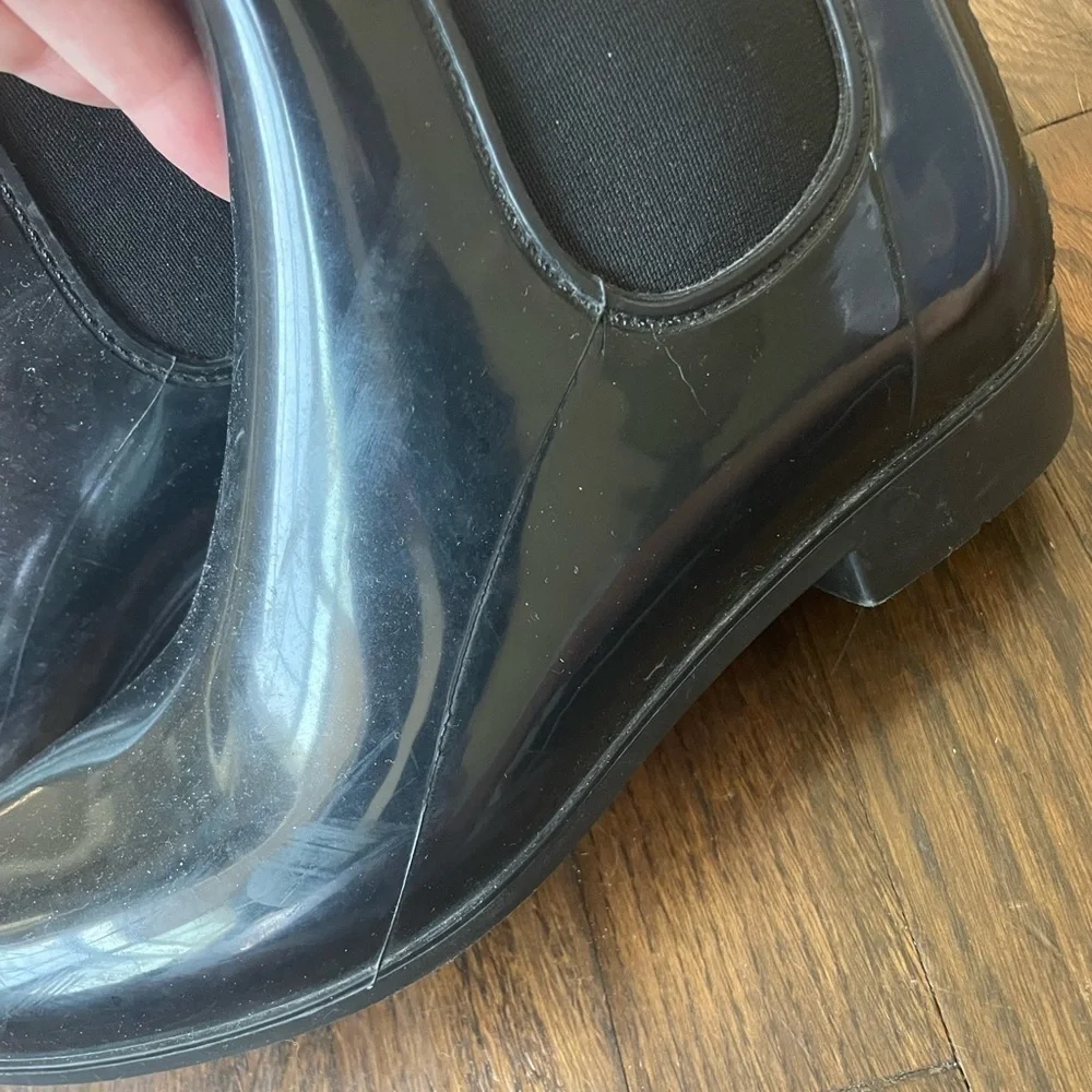 Sam edelman black rain boots